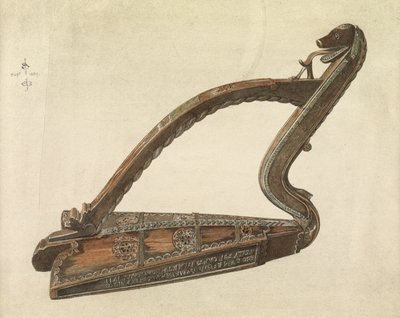 Irish Harp by Edward Burne Jones